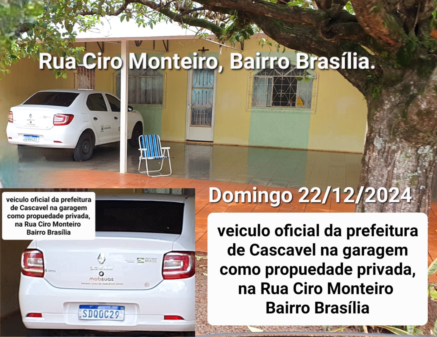 O Que Faz um Veículo da Prefeitura em Uma Casa?