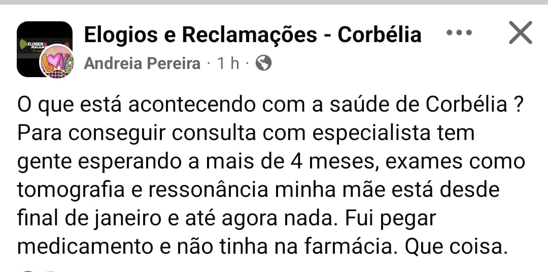 Corbélia: Uma Saúde em Estado de Emergência