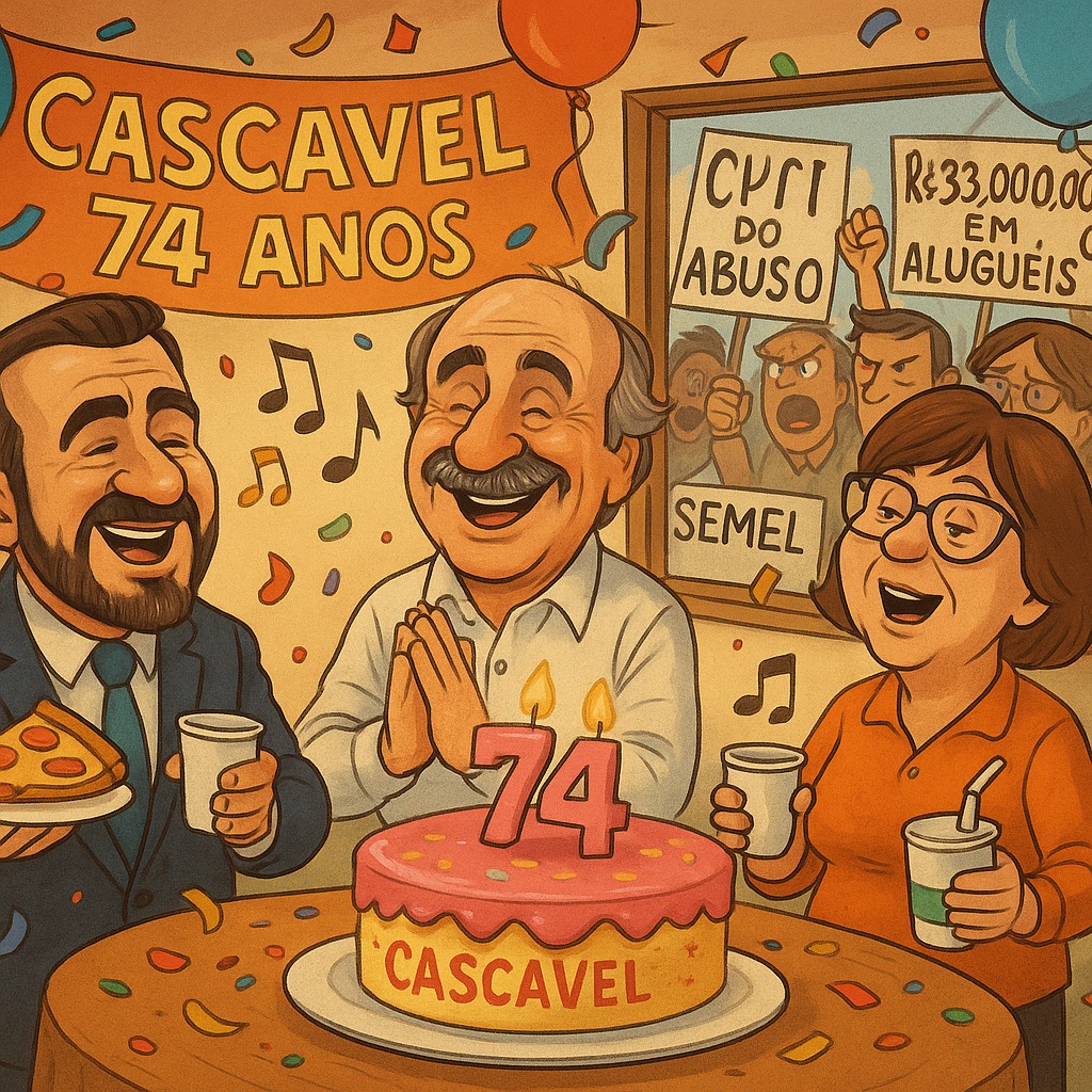 A Piada de Aniversário de Cascavel: Pizza de 74 Metros para Disfarçar a CPI do Abuso Infantil e Irregularidades na Administração!