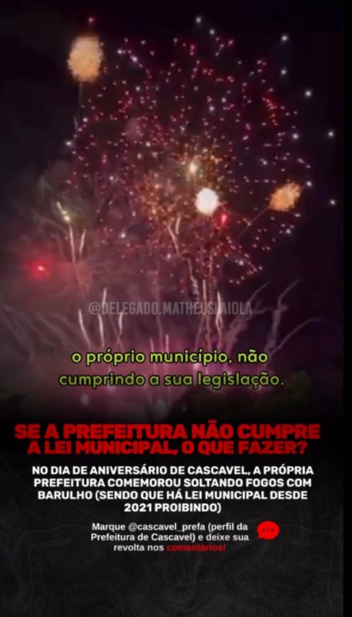 O Que Fazer se a Lei Municipal em Cascavel for Ignorada? Confira o Vídeo do Deputado Delegado Matheus Laiola