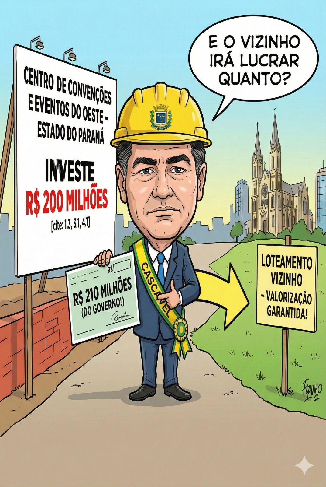 O VIZINHO DE R$ 200 MILHÕES: Quem realmente ganha com a nova obra faraônica do Estado em Cascavel?