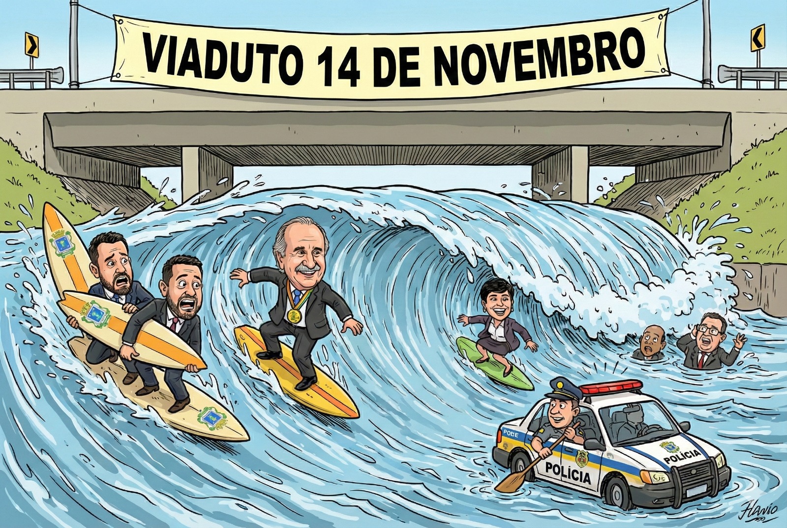 O Novo “Parque Aquático” de Cascavel: O Fiasco do Viaduto 14 de Novembro de Renato Silva