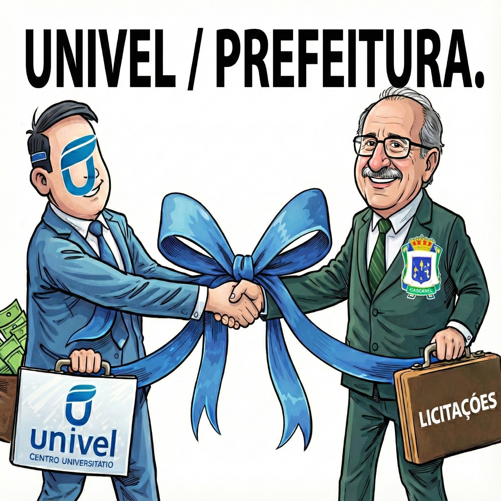 O Elo de R$ 120 Mil: Prefeitura e Univel na Mira
