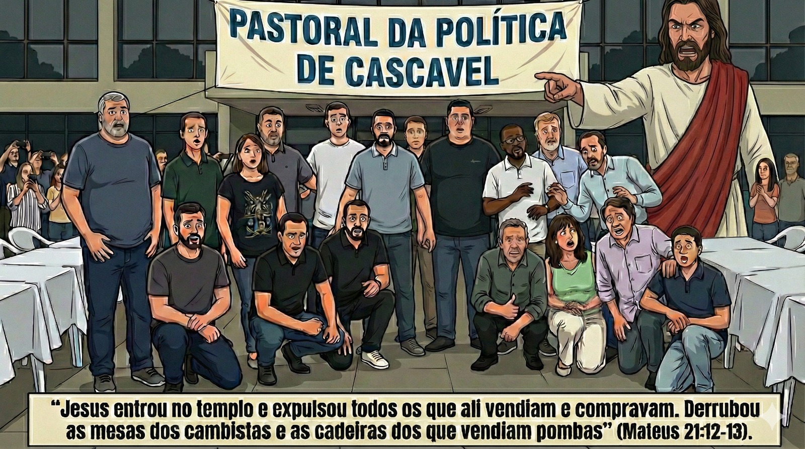 Para que serve a Pastoral da Política de Cascavel? Jesus teria vergonha