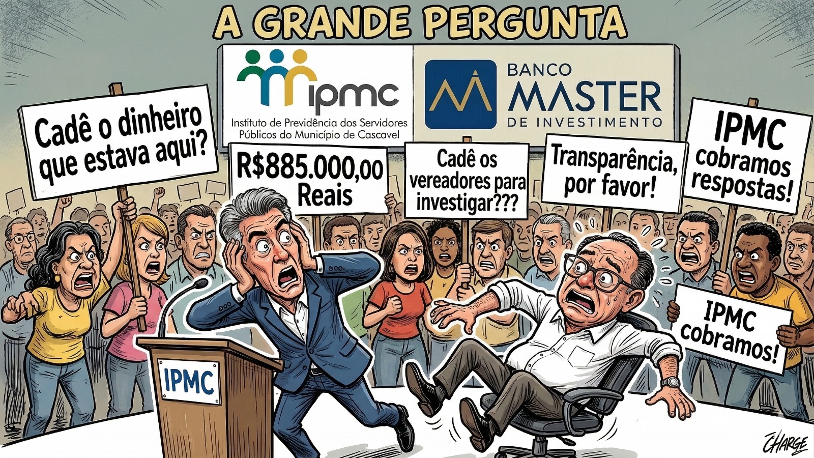 CPI Já! O Desastre do Banco Master no IPMC Exige Explicações de Paranhos e Gruber. Vereadores Vão Proteger ou Fiscalizar?
