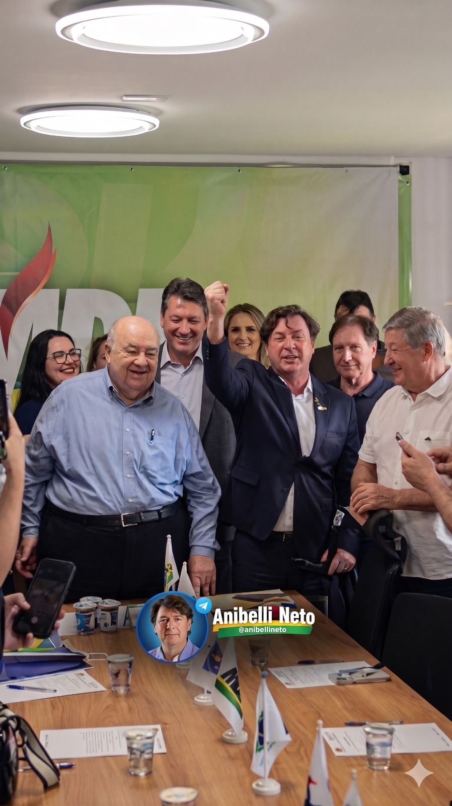 Anibelli Neto exalta legado do MDB e Greca garante independência na corrida eleitoral