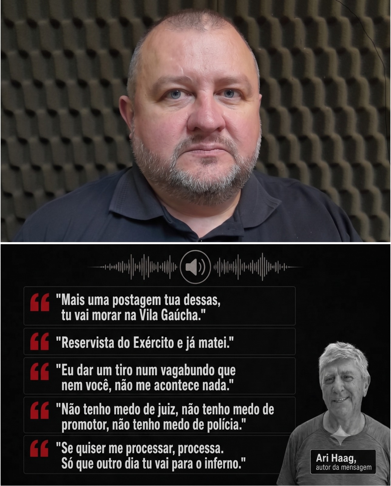 Jornalista do Preto No Branco é ameaçado de morte no Paraná após reportagem sobre obras paralisadas; autor diz que já matou (Ouça os áudios de ameaças)
