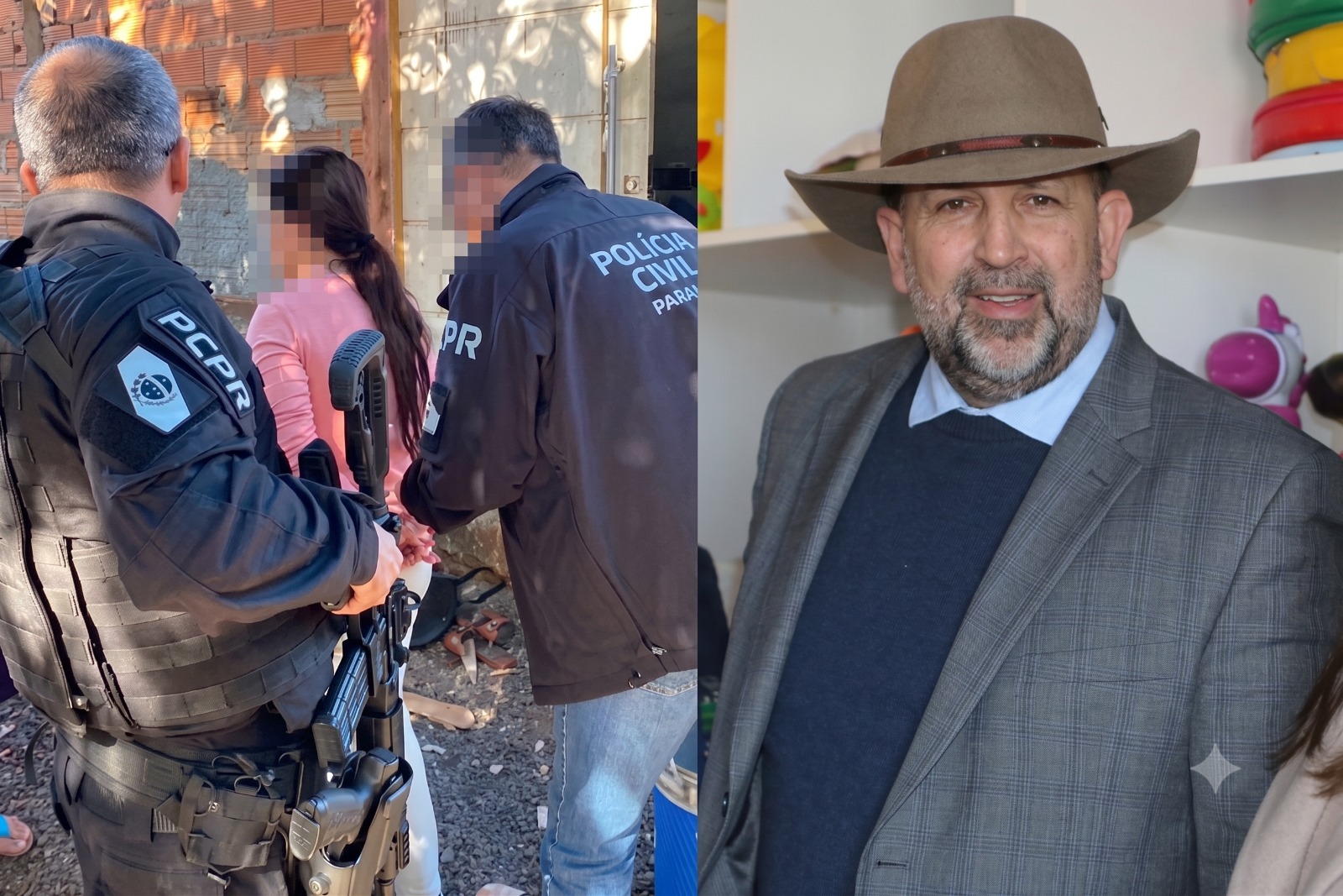 Professora de berçário é presa suspeita de mandar fotos íntimas de bebês a ex-apresentador de programa de prêmios, no Paraná